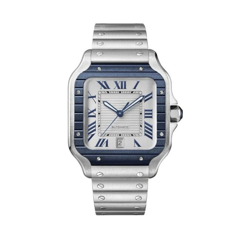 Classic Slim 28 – Silver Dial | Steel Case & Leather Strap