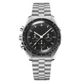 Professional Chronograph 42 – Black Dial | Steel Bracelet & Tachymeter Bezel