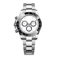 Racing Chronograph 40 – White Dial | Stainless Steel Case & Black Ceramic Tachymeter Bezel