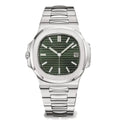 Integrated Classic 40 – Olive Green Dial | Steel Bracelet & Horizontal Texture