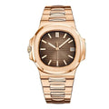 Integrated Classic 40 – Brown Dial | Rose Gold Tone Bracelet & Smooth Bezel