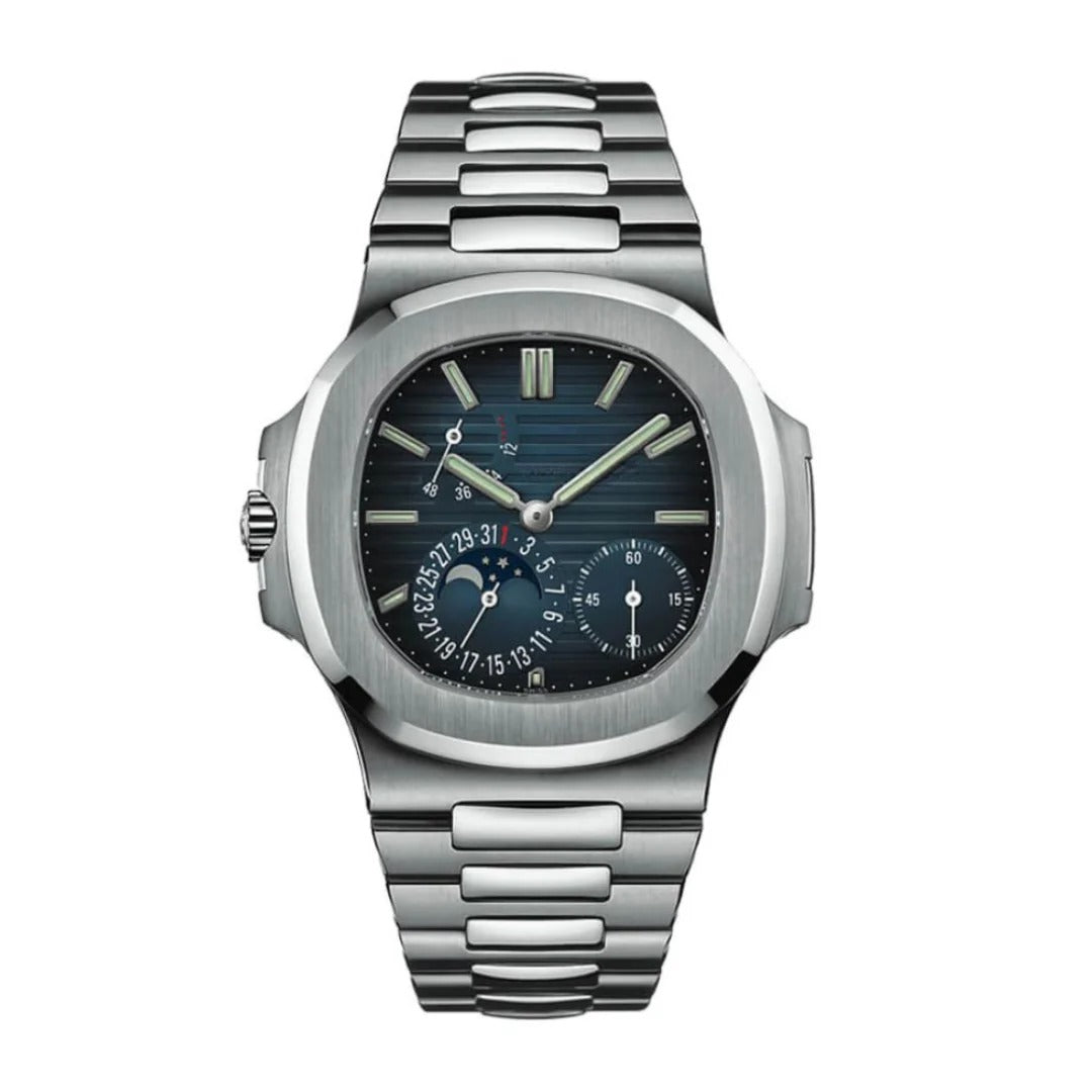 Integrated Complication 40 – Blue Dial | Steel Bracelet & Multi-Function Display