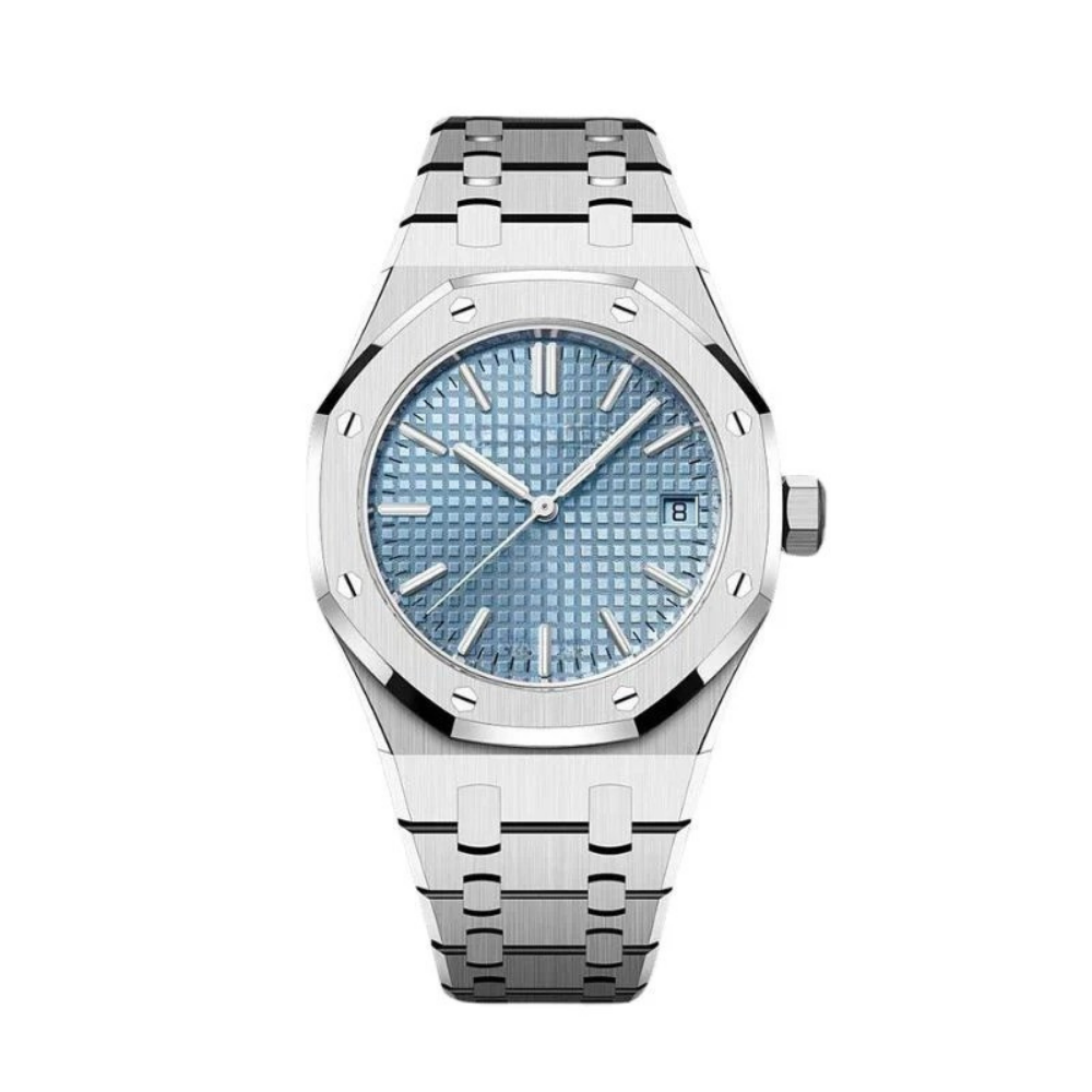 Classic 41 – Ice Blue Dial | Steel Bracelet
