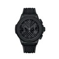 Chronograph 43 – All Black Dial | Ceramic Case & Rubber Strap