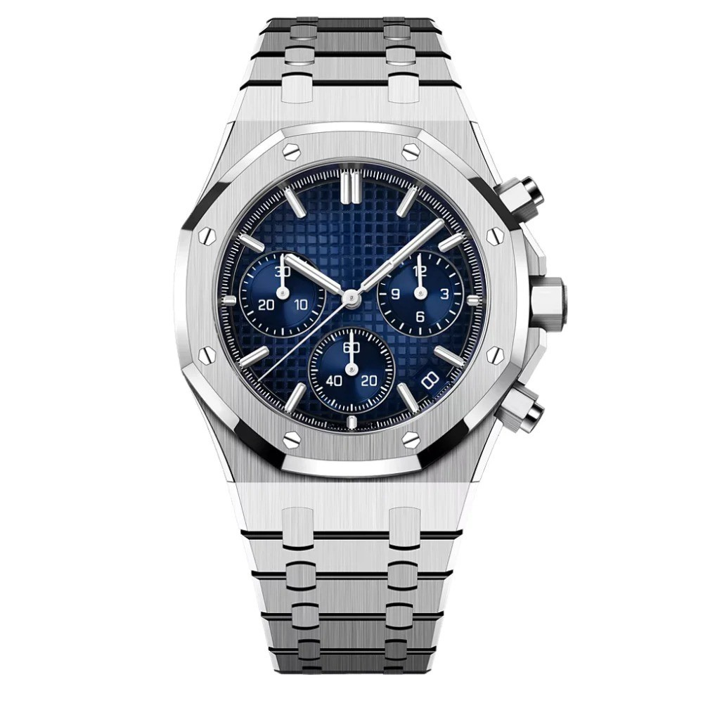 Chronograph 41 – Blue Dial | Steel Bracelet