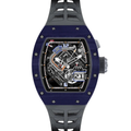 Velocity X Skeleton 44 – Multi-Layer Dial with Date | Blue Case & Black Rubber Strap